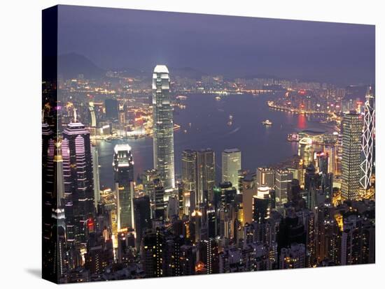 View over Hong Kong from Victoria Peak-Andrew Watson-Premier Image Canvas