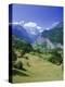 View Over Lauterbrunnen from Wengen, Bernese Oberland, Swiss Alps, Switzerland, Europe-Simon Harris-Premier Image Canvas