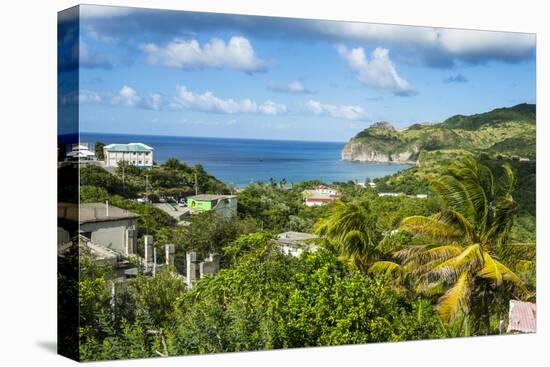 View over Little Bay, Montserrat, British Overseas Territory, West Indies, Caribbean, Central Ameri-Michael Runkel-Premier Image Canvas