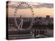 View over London West End Skyline with the London Eye in the Foreground, London, England, UK-Matthew Frost-Premier Image Canvas