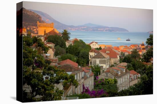 View over Old Town at Sunset, Dubrovnik, Dalmatia, Croatia, Europe-Frank Fell-Premier Image Canvas