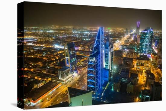 View over Riyadh from the Al Faisaliyah Centre skyscraper, Riyadh, Saudi Arabia, Middle East-Michael Runkel-Premier Image Canvas