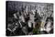 View over Sao Paulo Skyscrapers and Traffic Jam from Taxi Helicopter-Olivier Goujon-Premier Image Canvas