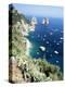 View Over Southern Coast to the Faraglioni Rocks, Island of Capri, Campania, Italy, Mediterranean-Ruth Tomlinson-Premier Image Canvas
