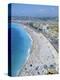 View Over the Beach and Nice, Cote d'Azur, Alpes-Maritimes, Provence, France, Europe-Firecrest Pictures-Premier Image Canvas