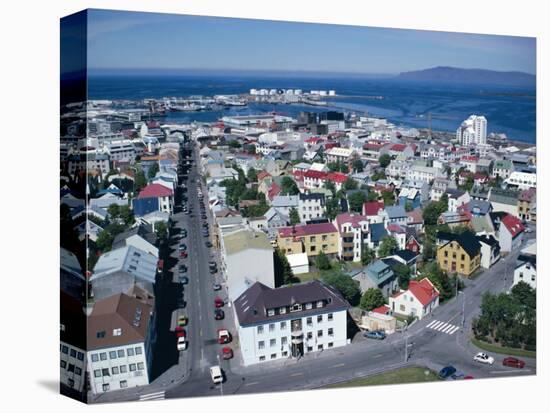 View Over the City, Reykjavik, Iceland, Polar Regions-David Lomax-Premier Image Canvas