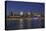 View over the Elbe to the Illuminateded Bavaria-Quartier at the Blue Hour-Uwe Steffens-Premier Image Canvas