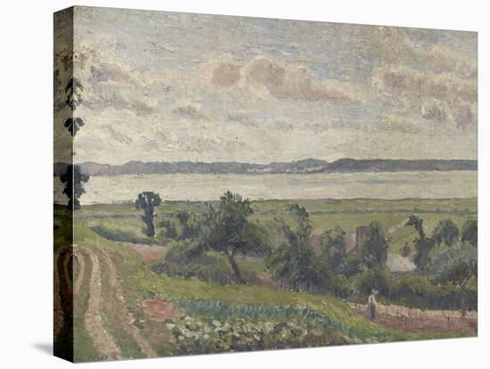 View over the Estuary, Harfleur, 1903 (Oil on Canvas)-Lucien Pissarro-Premier Image Canvas