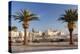 View over the harbour to San Nicola Pellegrino cathedral, Trani, Le Murge, Barletta-Andria-Trani di-Markus Lange-Premier Image Canvas