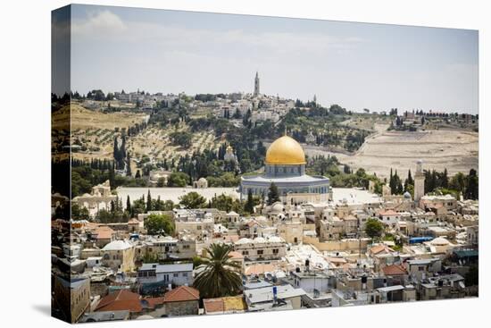 View over the Old City with the Dome of the Rock-Yadid Levy-Premier Image Canvas