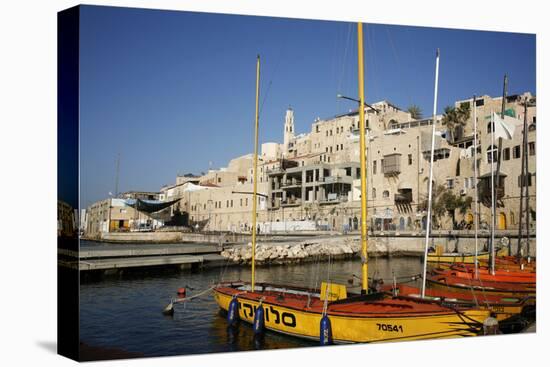 View over the Port and Old Jaffa, Tel Aviv, Israel, Middle East-Yadid Levy-Premier Image Canvas