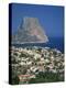 View over the Town of Calpe to the Rocky Headland of Penon De Ifach in Valencia, Spain-Richardson Rolf-Premier Image Canvas