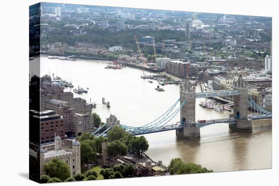 View over Tower Bridge from the Sky Garden, London, EC3, England, United Kingdom, Europe-Ethel Davies-Premier Image Canvas