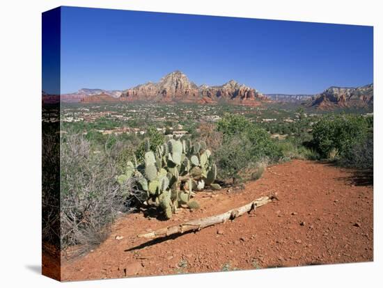 View Over West Sedona from the Slopes of Table Top Mountain, Arizona, USA-Ruth Tomlinson-Premier Image Canvas