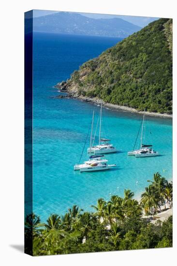 View over White Bay, Jost Van Dyke, British Virgin Islands, West Indies, Caribbean, Central America-Michael Runkel-Premier Image Canvas