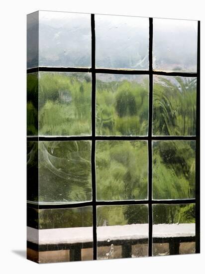 View Through Old Window Panes-Felipe Rodriguez-Premier Image Canvas