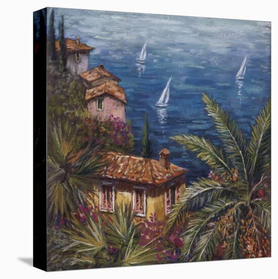 View Through Palms-Malcolm Surridge-Stretched Canvas