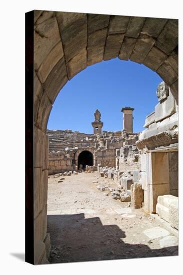 View Through the Vaulted Entrance of the Xanthos Theatre into the Orchestra Pit-null-Premier Image Canvas