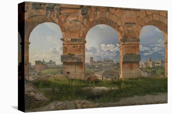 View Through Three Arches of the Third Storey of the Colosseum, 1815-Christoffer-wilhelm Eckersberg-Premier Image Canvas