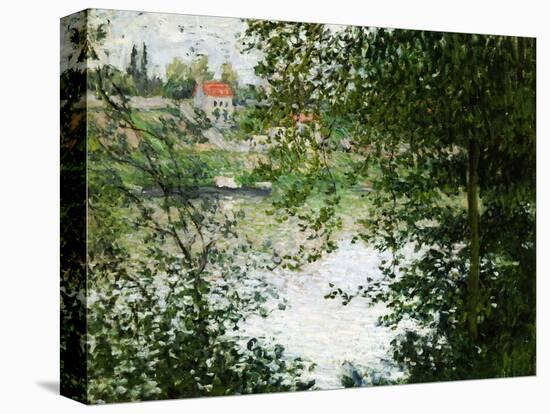 View Through Trees Trees on the Ile De La Grande Jatte, 1878-Claude Monet-Premier Image Canvas