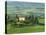 View to Farmhouse in Rolling Hills, Val D'Orcia, San Quirico D'Orcia, Tuscany, Italy, Europe-Tomlinson Ruth-Premier Image Canvas