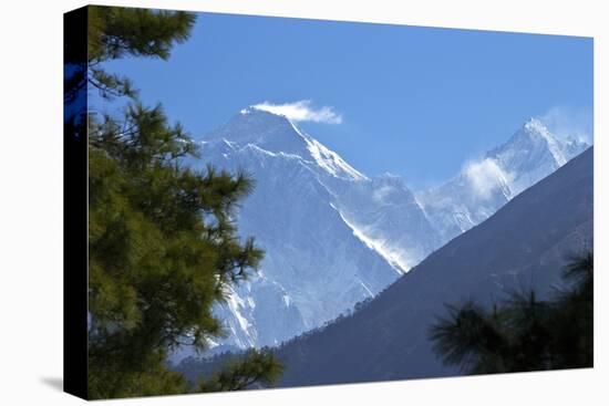 View to Mount Everest and Lhotse from the Trail Near Namche Bazaar, Nepal, Himalayas, Asia-Peter Barritt-Premier Image Canvas