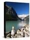 View to Mount Victoria Across the Emerald Waters of Lake Louise, Alberta, Canada-Ruth Tomlinson-Premier Image Canvas