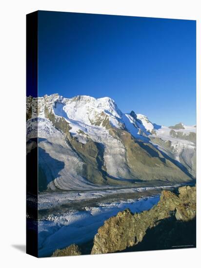 View to the Breithorn and Breithorn Glacier, Gornergrat, Zermatt, Swiss Alps, Switzerland-Ruth Tomlinson-Premier Image Canvas