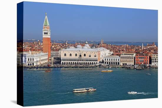 View towards Campanile and Doge's Palace, Venice, UNESCO World Heritage Site, Veneto, Italy, Europe-Hans-Peter Merten-Premier Image Canvas