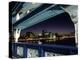 View Towards London's South Bank and the New City Hall from Arch on Tower Bridge in Central London-Andrew Watson-Premier Image Canvas