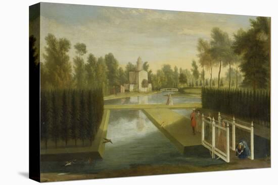 View Towards the Rear of the Bagnio from South of the Upper River, Chiswick House-Pieter Andreas Rysbrack-Premier Image Canvas