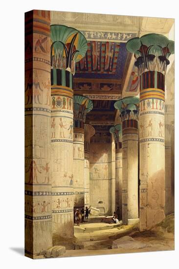 View under the Grand Portico, Philae, from Egypt and Nubia, Vol.1-David Roberts-Premier Image Canvas