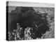 View With Rock Formation Different Angle "Grand Canyon National Park" Arizona. 1933-1942-Ansel Adams-Stretched Canvas