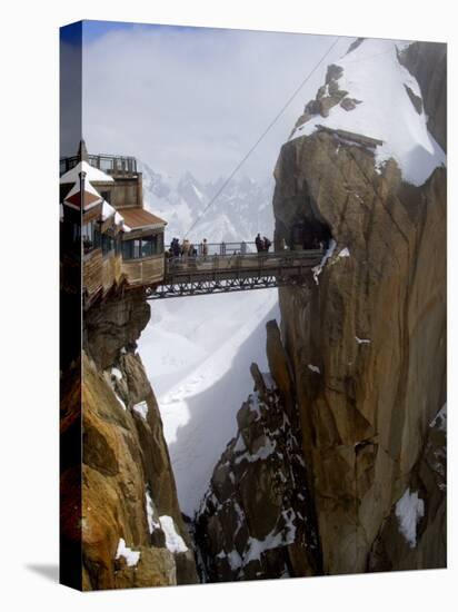 Viewing Platform and Walkway, Aiguille Du Midi, Chamonix-Mont-Blanc, French Alps, France, Europe-Richardson Peter-Premier Image Canvas