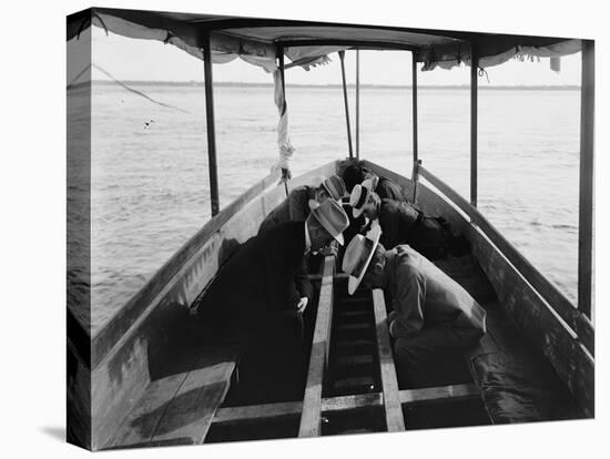 Viewing the Marine Gardens Through Bottom of Boat, Nassau, Bahamas, 1900-William Henry Jackson-Premier Image Canvas