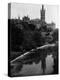 Views Glasgow University with the River Kelvin Flowing Alongside-null-Premier Image Canvas
