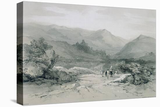 Views in Rome and its Environs': Town and Valley of Subiaco-Edward Lear-Premier Image Canvas