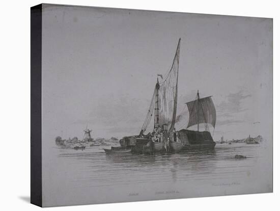 Views of the River Thames, 1829-Edward William Cooke-Premier Image Canvas