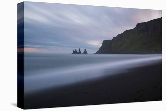 Vik, Southern Iceland. Reynisfjara Rock Formations and Black Sand Beach.-Marco Bottigelli-Premier Image Canvas