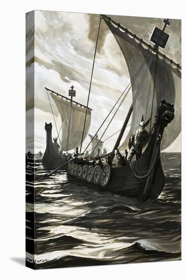 Viking Longboats-null-Premier Image Canvas