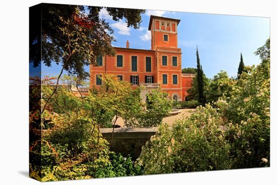 Villa Hanbury at Hanbury Botanic Gardens near Ventimiglia, Province of Imperia, Liguria, Italy-null-Stretched Canvas