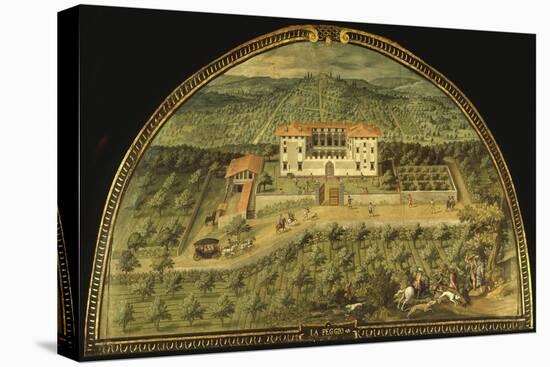 Villa La Peggio, Tuscany, Italy, from Series of Lunettes of Tuscan Villas, 1599-1602-Giusto Utens-Premier Image Canvas