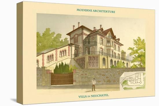 Villa - Neuchatel-Chatelain-Stretched Canvas