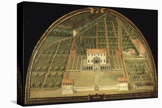 Villa Poggio, Built for the De Medici Family, Caiano, Tuscany, Italy, from Series-Giusto Utens-Premier Image Canvas