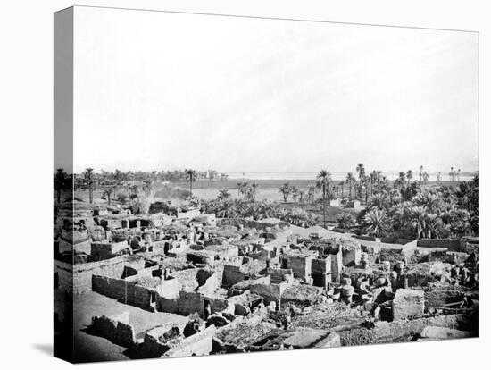 Village at Karnak, Nubia, Egypt, 1887-Henri Bechard-Premier Image Canvas