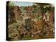 Village Festival in Honour of St. Hubert and St. Anthony, 1632-Pieter Brueghel the Younger-Premier Image Canvas