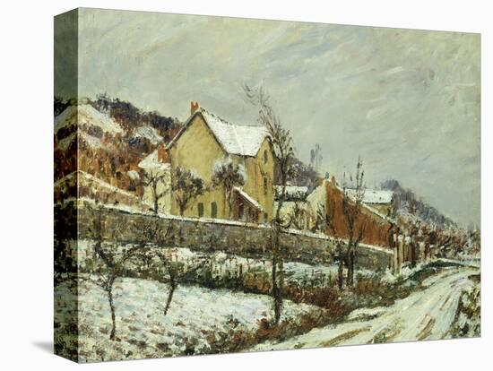 Village in the Snow; Village Dans La Neige, 1911-Gustave Loiseau-Premier Image Canvas