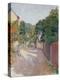 Village Lane-Spencer Frederick Gore-Premier Image Canvas