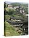 Village of Pin Gan, Longsheng Terraced Ricefields, Guilin, Guangxi Province, China-Angelo Cavalli-Premier Image Canvas