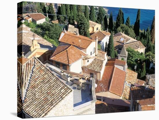 Village of Roquebrune-Cap-Martin, Alpes Maritimes, Cote d'Azur, Provence, France-Bruno Barbier-Premier Image Canvas